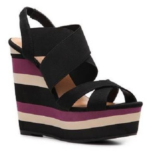 Madden Girl Cappe Slingback Wedge Sandal - Picture 1 of 10